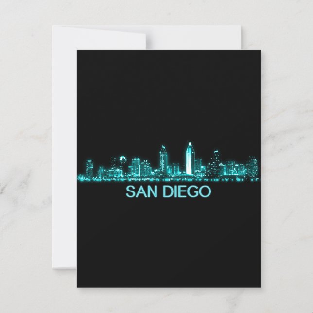Tarjeta De Agradecimiento Esquina de San Diego (Anverso)