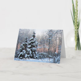 Tarjeta De Agradecimiento ¡Esta es la temporada arriba, hombre del norte! Fe