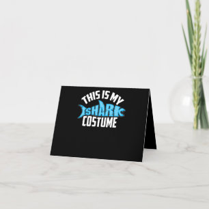 Tarjeta De Agradecimiento Esta Es Mi Criatura Del Mar De Disfraces De Tiburo