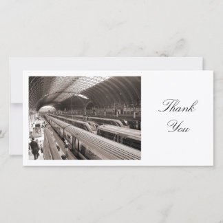 Tarjeta De Agradecimiento Estación de Paddington - Gracias