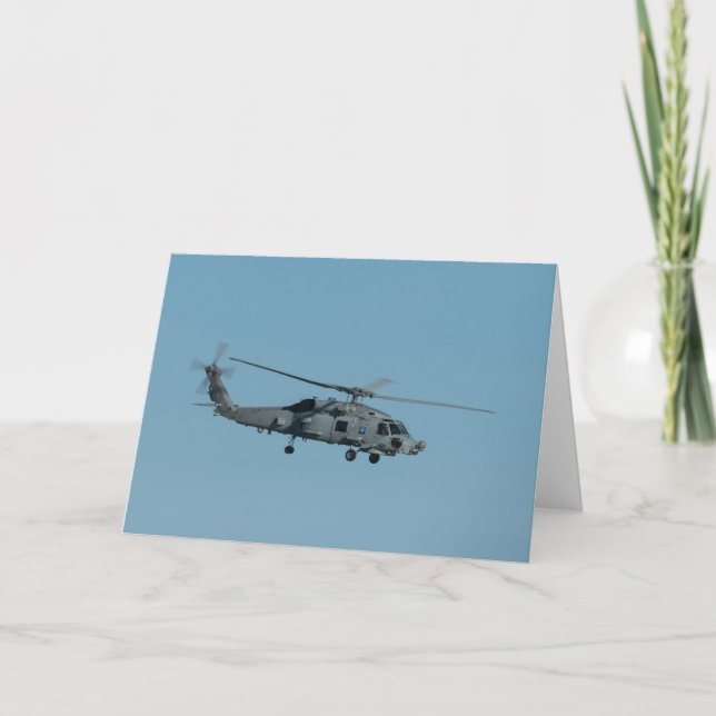 Tarjeta De Agradecimiento Estación MH-60R (Anverso)