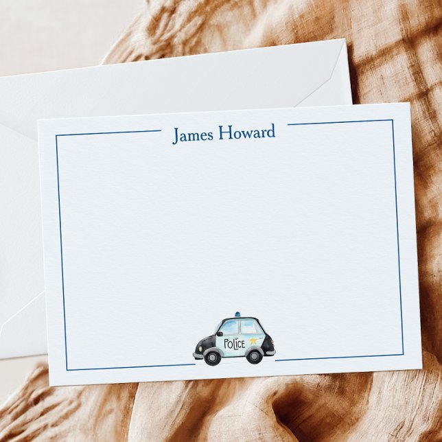 Tarjeta De Agradecimiento Estacionamiento de coches de la policía personaliz (Subido por el creador)