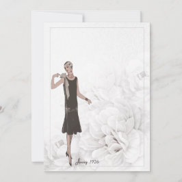 Tarjeta De Agradecimiento Estacionamiento de moda de época del Personalizabl