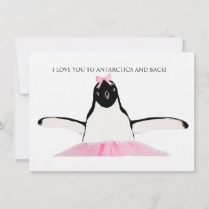 Tarjeta De Agradecimiento Estacionamiento personalizado de la Antártida