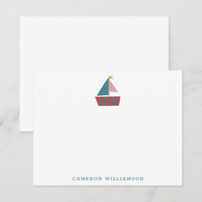 Tarjeta De Agradecimiento Estacionamiento personalizado de la vela azul (Anverso / Reverso)