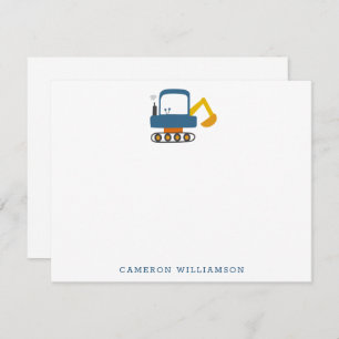 Tarjeta De Agradecimiento Estacionamiento personalizado del arte de un camió