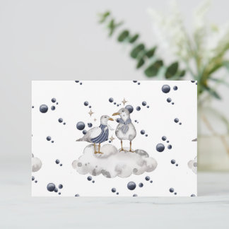 Tarjeta De Agradecimiento Estacionería de Baby Shower con estilo