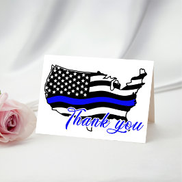 Tarjeta De Agradecimiento Estados Unidos acuarela Bandera Americana Ejército
