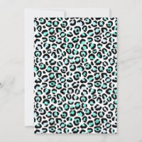 Estampado Animal Manchas Azules Turquesa Rosa Negr