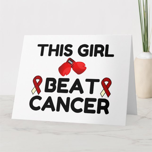 TARJETA DE AGRADECIMIENTO ESTE CHICA GOLPEÓ AL CÁNCER (Anverso)