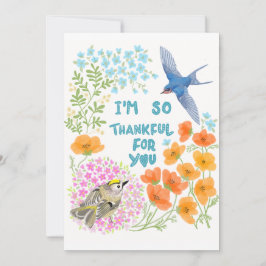 Tarjeta De Agradecimiento Estoy tan agradecido por ti