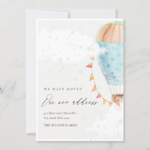 Tarjeta De Agradecimiento Estrella de las nubes de globo aerostático Tenemos