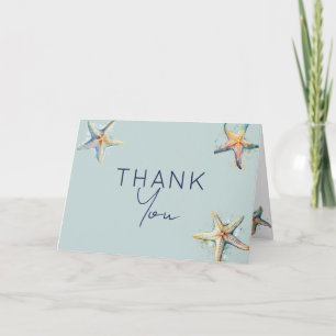 TARJETA DE AGRADECIMIENTO ESTRELLA DE MAR