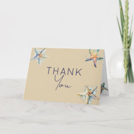 TARJETA DE AGRADECIMIENTO ESTRELLA DE MAR