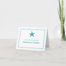 Tarjeta De Agradecimiento Estrella de Mar Grácil | Gracias