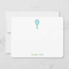 Tarjeta De Agradecimiento Estrella de Tenis Gracias