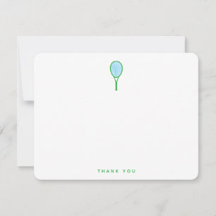 Tarjeta De Agradecimiento Estrella del Tenis Gracias