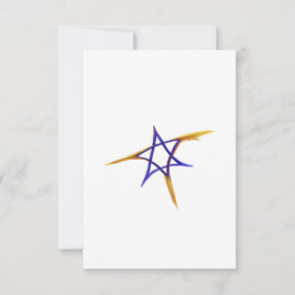 Tarjeta De Agradecimiento Estrella furiosa de David Card