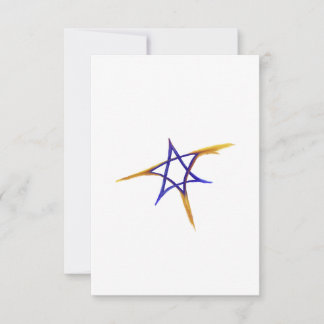 Tarjeta De Agradecimiento Estrella furiosa de David Card