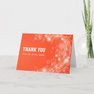 Tarjeta De Agradecimiento Estrella moderna Purpurina Confetti Sparkles Graci