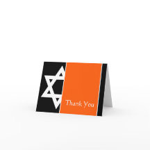 Estrella negra de David Bar Mitzvah Gracias