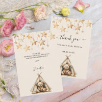 Estrellas de oso de peluche Baby Shower tienda bei