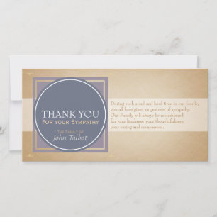 Tarjeta De Agradecimiento Etiquetas cuadradas del círculo azul P Gracias P