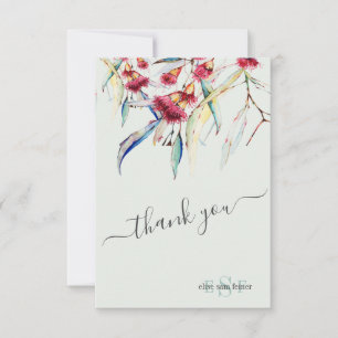 Tarjeta De Agradecimiento Eucalyptus Blossoms