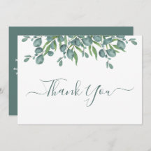 Eucalyptus Greenery Modern Sage Script Boda