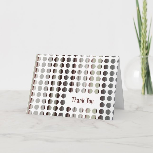 Tarjeta De Agradecimiento Euro Retro (Anverso)