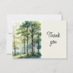 Tarjeta De Agradecimiento Evento de Conservación de la Naturaleza Voluntario