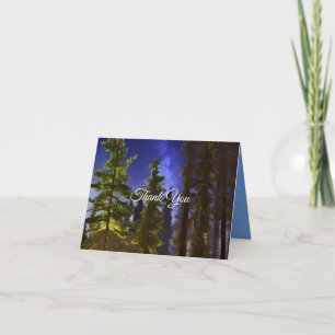 Tarjeta De Agradecimiento Evergreens A La Luz De La Luna