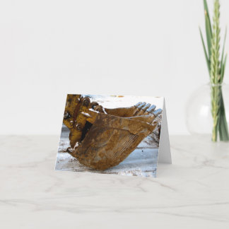 Tarjeta De Agradecimiento excavación de remodelación de la construcción grac