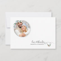 Tarjeta de agradecimiento exclusiva para Navidades