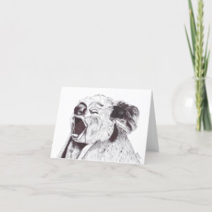 TARJETA DE AGRADECIMIENTO EXHAUSTED KOALA