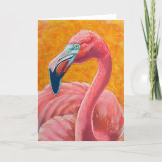 Tarjeta De Agradecimiento Expresión rosa de flamenco