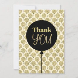 Tarjeta De Agradecimiento Fabuloso 50 cumpleaños de oro