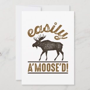 Tarjeta De Agradecimiento Fácilmente A’Moose’D