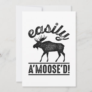 Tarjeta De Agradecimiento Fácilmente A’Moose’D