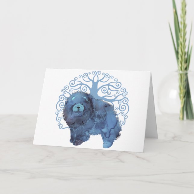 Tarjeta De Agradecimiento FADED GENES Chow Tree of Life Art Cards (Anverso)