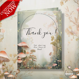 Tarjeta De Agradecimiento Fairy Tale Woodland Fairycore Romance