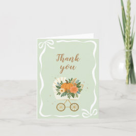 Tarjeta De Agradecimiento Fall Little Pumpkin Baby Shower