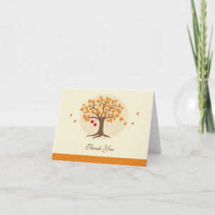 Tarjeta De Agradecimiento Fall Tree Thank You Card