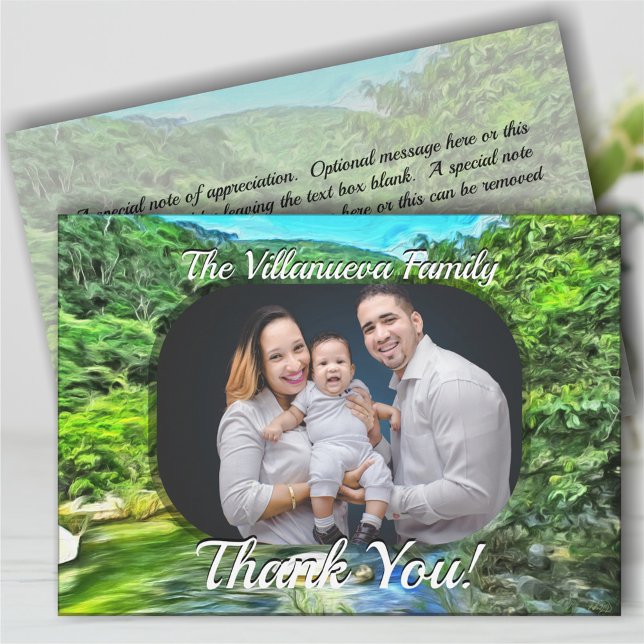Tarjeta de agradecimiento familiar Vallarta River  (Subido por el creador)