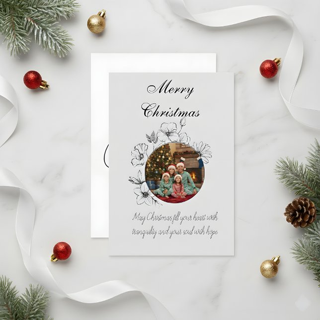 Tarjeta De Agradecimiento Family Christmas Photo Card (Subido por el creador)