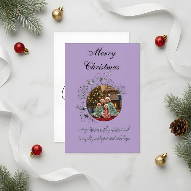 Tarjeta De Agradecimiento Family Christmas Photo Card (Subido por el creador)