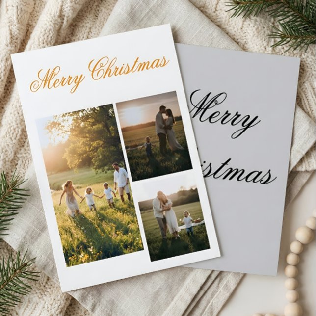 Tarjeta De Agradecimiento Family Christmas Photo Card – Warm Holiday Wishes (Subido por el creador)