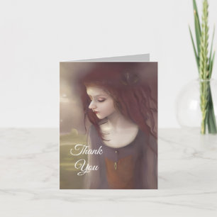 Tarjeta De Agradecimiento Fantasía caprichosa