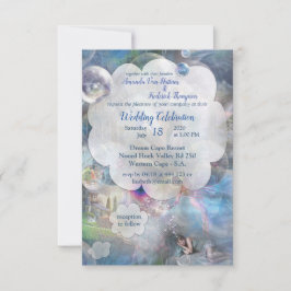 Tarjeta De Agradecimiento Fantasía de boda de fantasmagoría