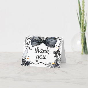 Tarjeta De Agradecimiento Fantasma Pequeño Boo Baby Shower